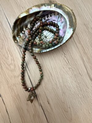 Mala jaspe unakite 108 perles