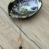 Collier sautoir jaspe unakite