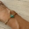bracelet trèfle rubis zoiste