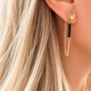 Boucles d’oreilles Lisa onyx D