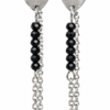 Boucles d’oreilles Manon onyx À
