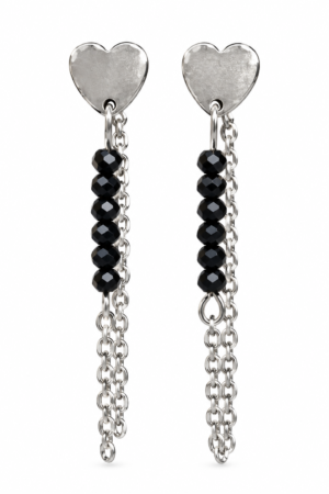 Boucles d’oreilles Manon onyx À