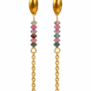 Boucles d’oreilles Maïna tourmaline D
