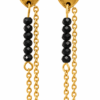 Boucles d’oreilles Lisa onyx D