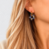 Boucles Anaïs lapis lazuli