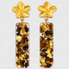 Boucles d’oreilles Canelle œil de tigre