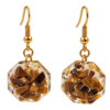 Boucles d’oreilles Anaïs œil de tigre