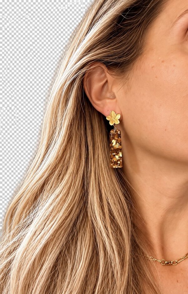 Boucles d’oreilles Canelle œil de tigre