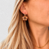 Boucles d’oreilles Anaïs Pierre de soleil