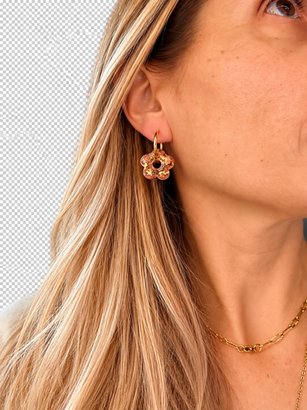 Boucles d’oreilles Anaïs Pierre de soleil