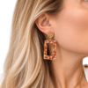 Boucles d’oreilles Anaïs Pierre de soleil
