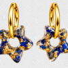 Boucles Anaïs lapis lazuli